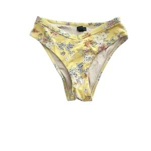 Yellow la hearts swim bikini bottoms